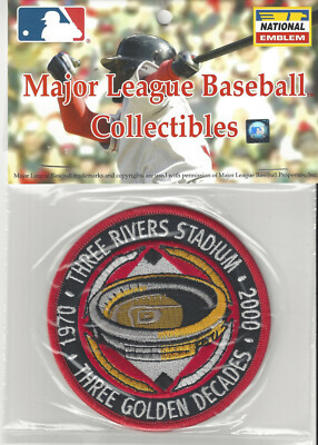 2000 Pittsburgh Pirates Three Rivers Stadium 30th Anniversary Sleeve Patch 3 1/2