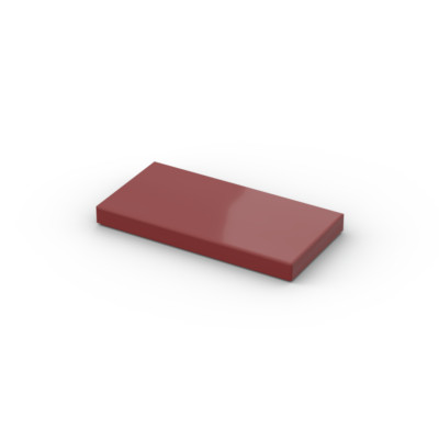 Lego 5x Fliese Platte 2x4 plate tile 87079 dunkelrot dark red