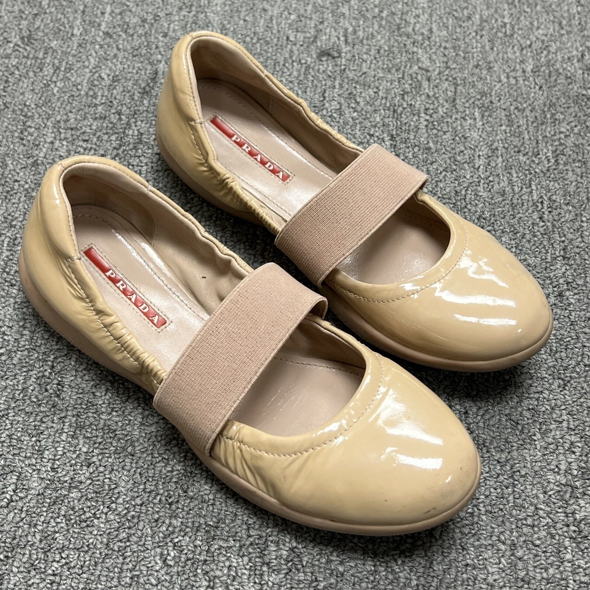 PRADA Patent Leather Mary Jane Flats for Women for sale | eBay