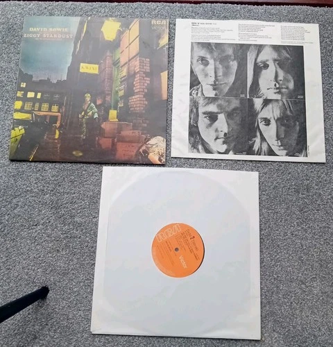 David Bowie - Ziggy Stardust UK 1st press vinyl LP EX+/EX+ Titanic 1E/1E