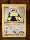 Pokémon Snorlax 27/64 Non-Holo First Edition Jungle Set LP Vintage