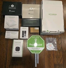 Frontpoint Safehouse 8 Pc Security Kit-Keypad, Hub, Sensors, Cameras, Yard Sign 