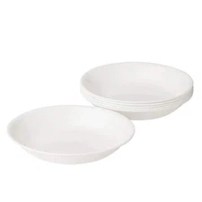 Corelle Classic Winter Frost White Set of 6 Pasta Bowls 20-oz NEW Vitrelle Soup