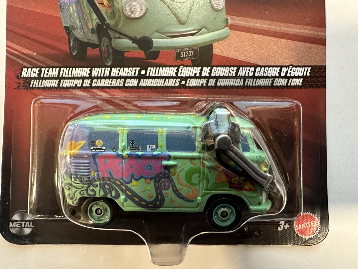 2026 Mattel Disney Pixar Cars - Race Team Fillmore With Headset