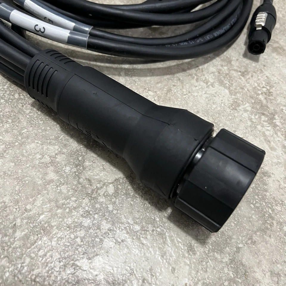 SOCAPEX 19-контактный до 6 Powercon True1 прорыв в шахматном порядке 1,5, 3, 4,5, 6, 7,5, 9 футов - Изображение 2 из 4