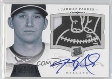 2012 Panini National Treasures Rated Rookies Black 4/10 Jarrod Parker Auto 0n7