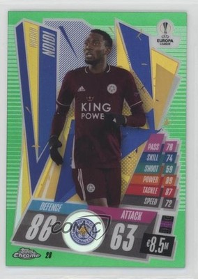 2020-21 Topps Chrome Match Attax UEFA Champions League /99 Wilfred Ndidi #28 0c2