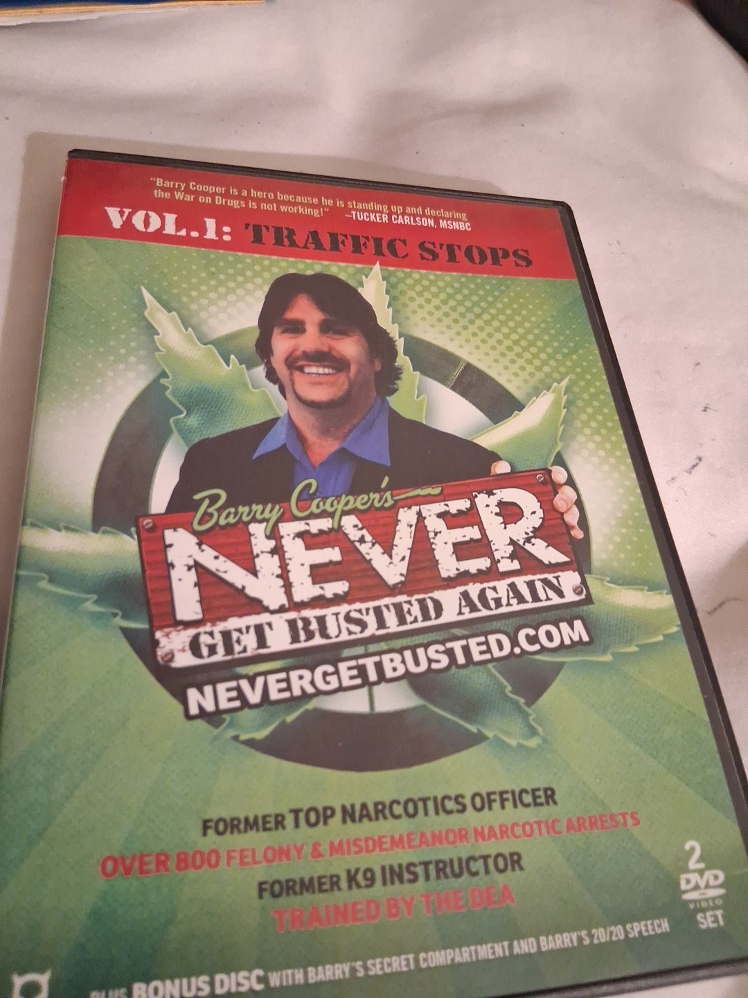 Barry Cooper'S Never Get Busted Again Vol 1 Traffic Stops Dea Marijuana Dvd