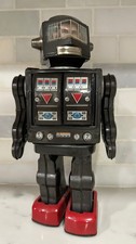 Tin toy Japan Horikawa SH Japan Super Astronaut Robot Rotate-O-Matic