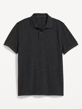 Old Navy Men's Uniform Pique Polo Shirt - Charcoal Heather - Size XL - 563685