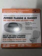 Professional Series Jumbo Flange Gasket Wax Toilet Bowl Gasket /PlasticFlange