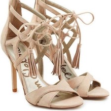 Sam edelman cream tan heel sandals
