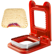 Coupe-pain sandwich outil en acier inoxydable pour sandwichs étanches et propre