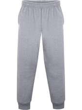 Hanes Boys Jogger Sweatpants Size YL 12-14 Light Gray EcoSmart Fleece Pull On