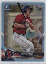 2018 Bowman Draft Chrome Sky Blue Refractor 14/402 Triston Casas #BDC-171 04cw