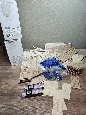 Pitsco Education 34455 AP Glider Wooden Science Activity Kit Parts Pieces