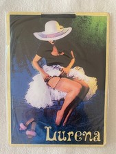 Nylonstrümpfe , 1 paar RHT  Nylons "Lurena" 15den Gr.M Farbe Schwarz