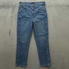 J. Crew Jeans Women's Size 27 Blue High-Rise Classic Vintage Straight 28" Inseam