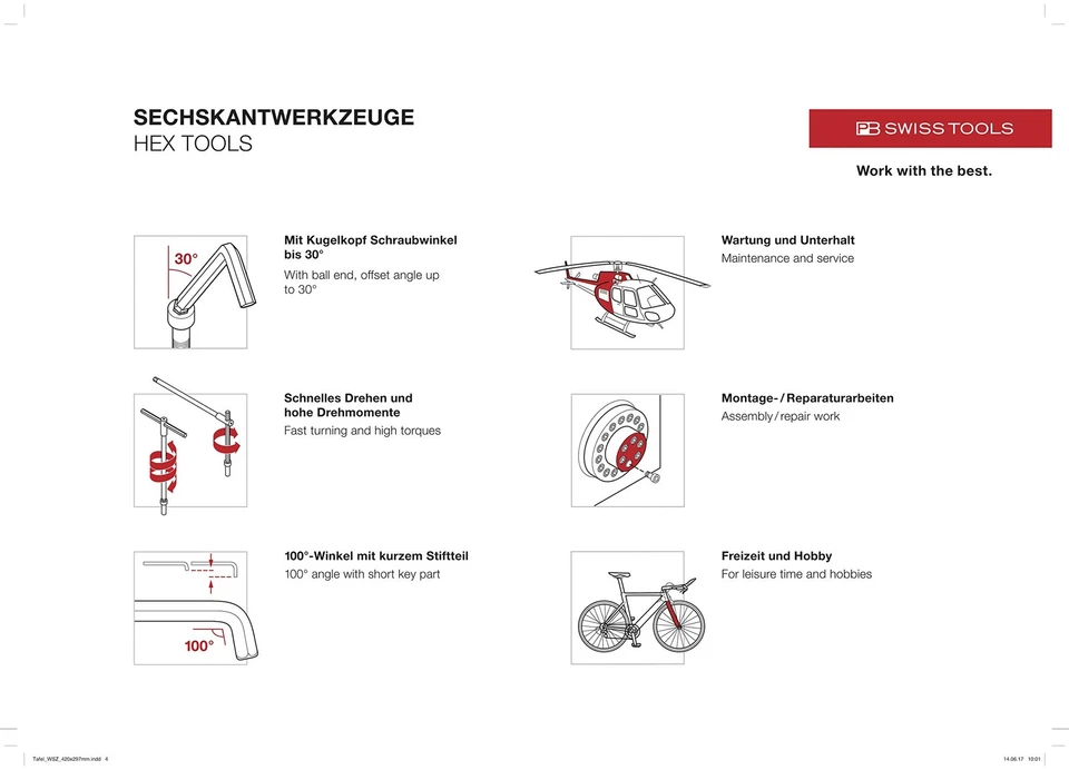 Ball long hex wrench set 212LH5CN - Image 4 of 4