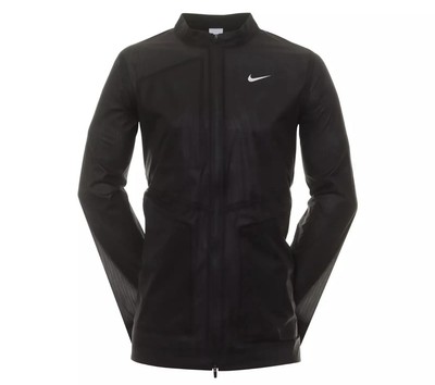 Men's $250 Nike Storm-FIT ADV Full Zip Golf Jacket Black DX6074