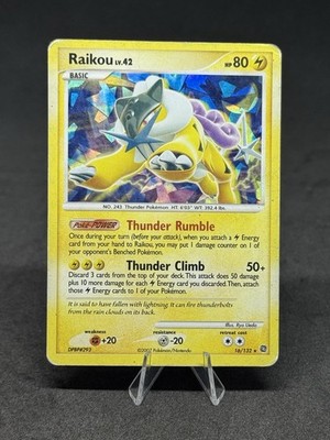 Raikou - (Cracked Ice Holo) 016/132 Miscellaneous Cards & Products Holo