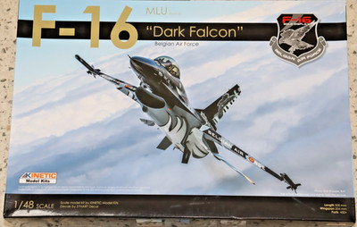 KINETIC MODEL KITS F-16 MLU BLOCK 20 ''BLACK FALCON'' LIMITED EDITION  1:48