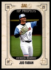 2023 Jud Fabian Choice Minor League Rookie Card Sal Top Prospects. rookie card picture