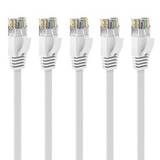 Ethernet Kabel Cat6 0,25m 5er Set Netzwerkkabel Hochgeschwindigkeit Rj45