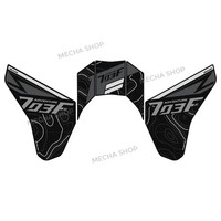 Eurowagens Motorrad Kraftstofftank Pad Sticker Anti-Rutsch F1 Anti-Rutsch Kit