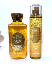 Bath  Body Works Disney Princess BELLE Fine Fragrance MIST  BODY Wash NEW 2 pc