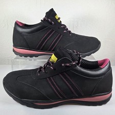 Amblers FS47 Safety Trainers Womens Lightweight Black Pink Steel Toe UK Size 7