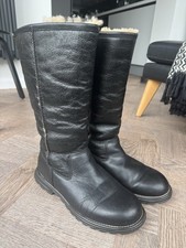 Ugg Australia Brook Black Tall Boots Uk 7.5