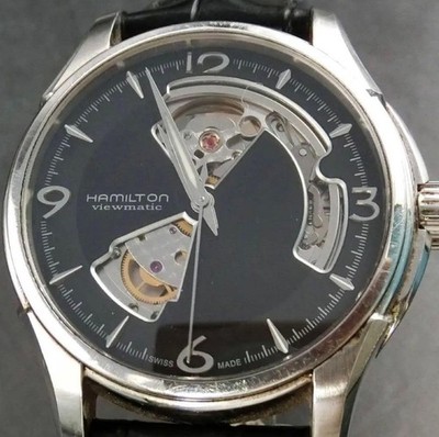 [Near Mint] Hamilton Jazzmaster Open Heart H325650 Automatic Men's Watch Black