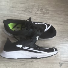 Nike Zoom baskets running femme athlétisme tige basse à lacets noir/blanc