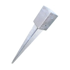 Einschlagbodenhülse Pfostenanker 91x91x750mm Stabiler Halt für Pfosten & Zäune