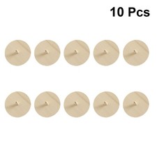 10pcs Unfinished Wooden Toy DIY Painting Gyroscope Toy Plaything for Kids