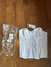 Women s White Corset NWT Sz 34DD