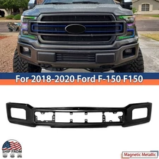 For 2018-20  Ford F-150 F150 Magnetic Metallic Front Bumper Face Bar W/ Fog Hole