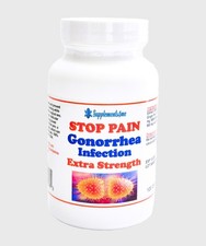 HOW TO STOP GONORRHEA PAIN - PAINLESS - 120 CAPS MADE IN USA