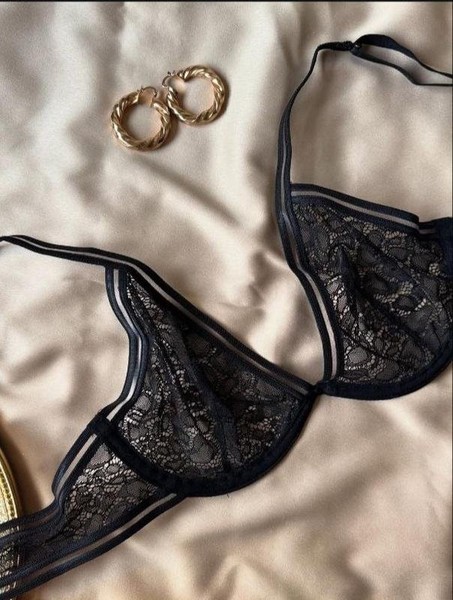 Women & Other Stories Bra Black Elastane 75B