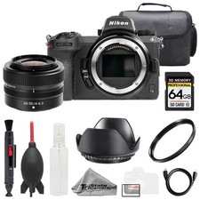 Nikon Z 7II NIKKOR Z 24-50mm f/4-6.3 Lens 64GB Bag UV Filter- Basic Kit