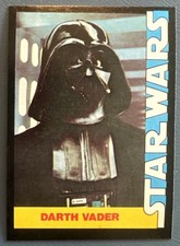 Darth Vader 1977 Star Wars Wonder Bread Vintage Rookie Card #5 (1066) nrmt
