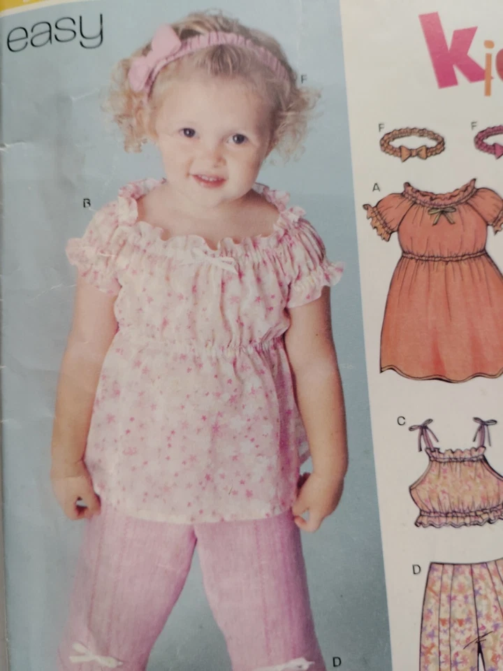 Dress Top Shorts Capri Pants 6M 1 2 3 4 Simplicity New Look 6258 Sewing Pattern - Image 4 of 4