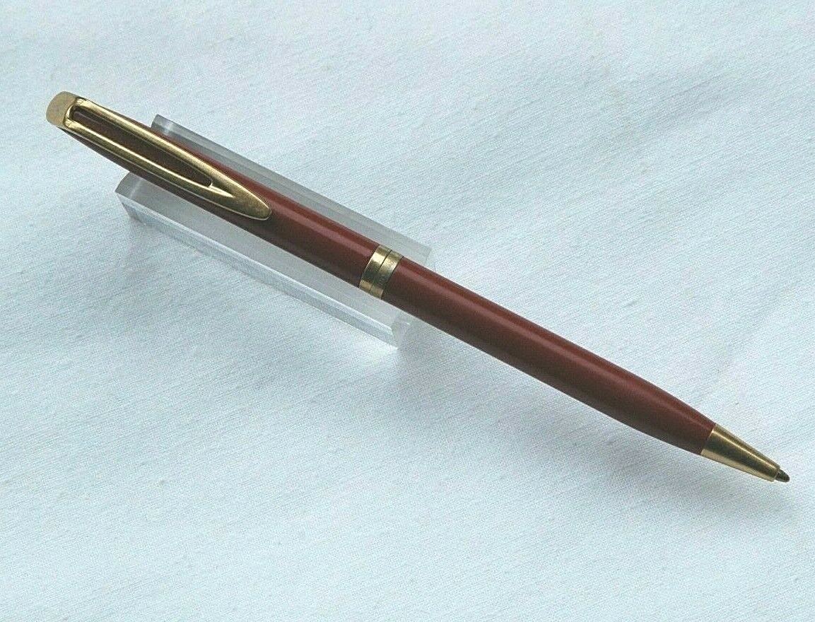 Stylo Bille Waterman CF Laqué Corail - Comme Neuf, Jamais Utilisé Avec Recharge