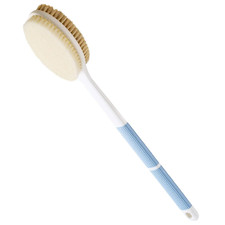 Back Scrubber Anti Slip for Shower Back Brush Dual-Sided Stiff and Soft Bristles