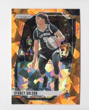 Sydney Colson 2024 Panini Prizm WNBA #73 Ice Orange Prizms Las Vegas Aces