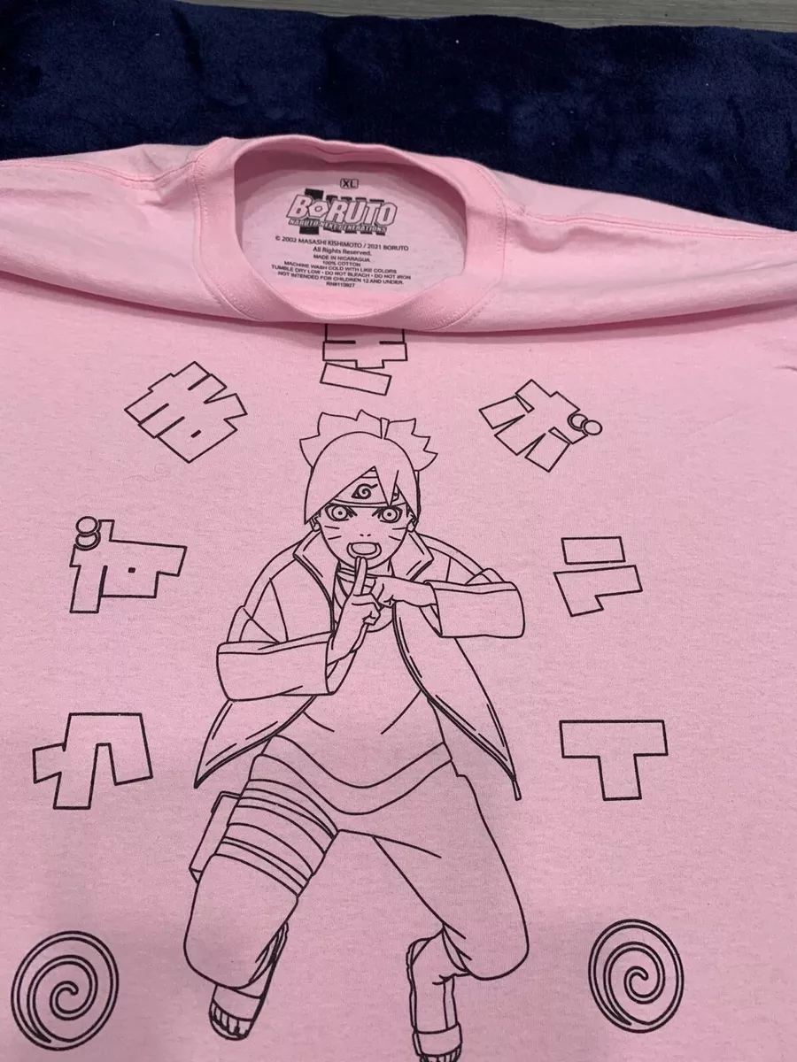 Camiseta Camisa Boruto Olho Jogan Anime Desenho Japonês