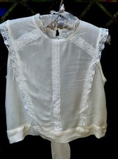 Lace-trim Top