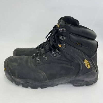 KEEN Men Waterproof Composite‎ Toe Work Boots Mid Ankle Black Grey Size 11.5D Keen Dover 8 main image 4