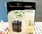 R.W. FLAME CERAMIC FAN HEATER 1500W Portable Space Heater Heat / Fan Modes NEW